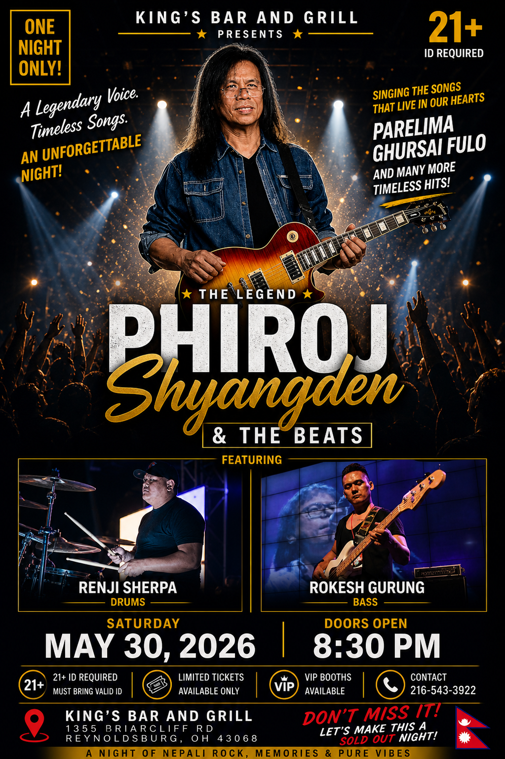 Phiroj Shyangden Live at King's Grill & Bar